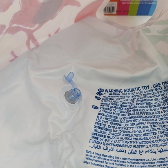 Intex Multicolored Floral Transparent Tube Float - Picture 5 of 9